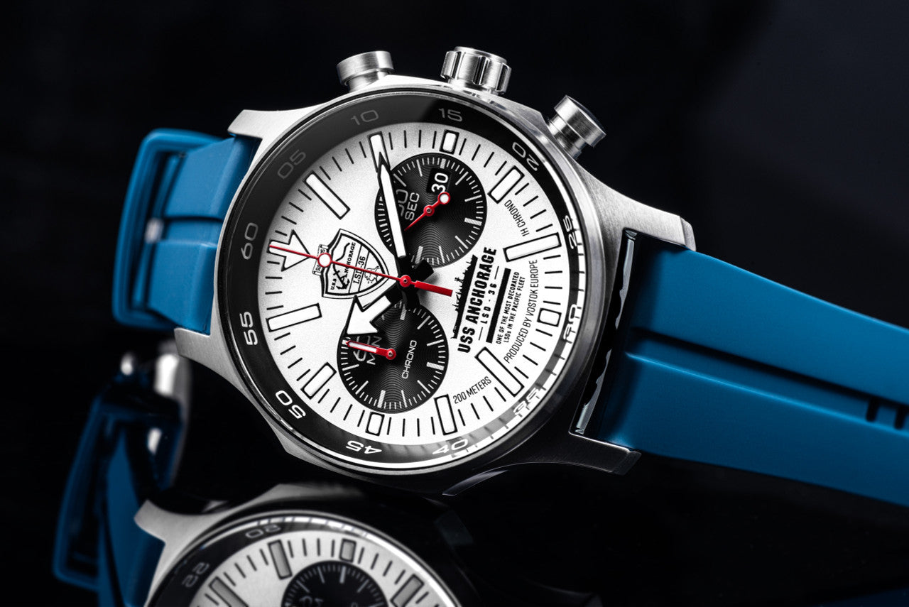 Vostok-Europe USS Anchorage 47 mm Cronógrafo