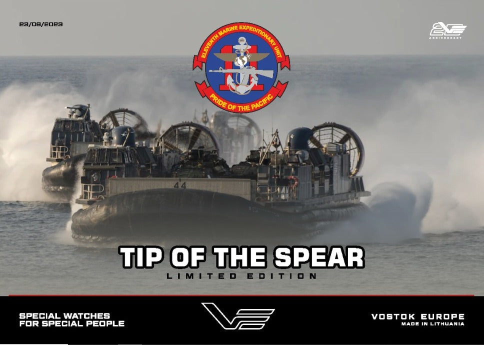 Edición limitada. Reloj exclusivo R2A para hombre Vostok Europe 11th Marine Expeditionary Unit 6S21-225C465A