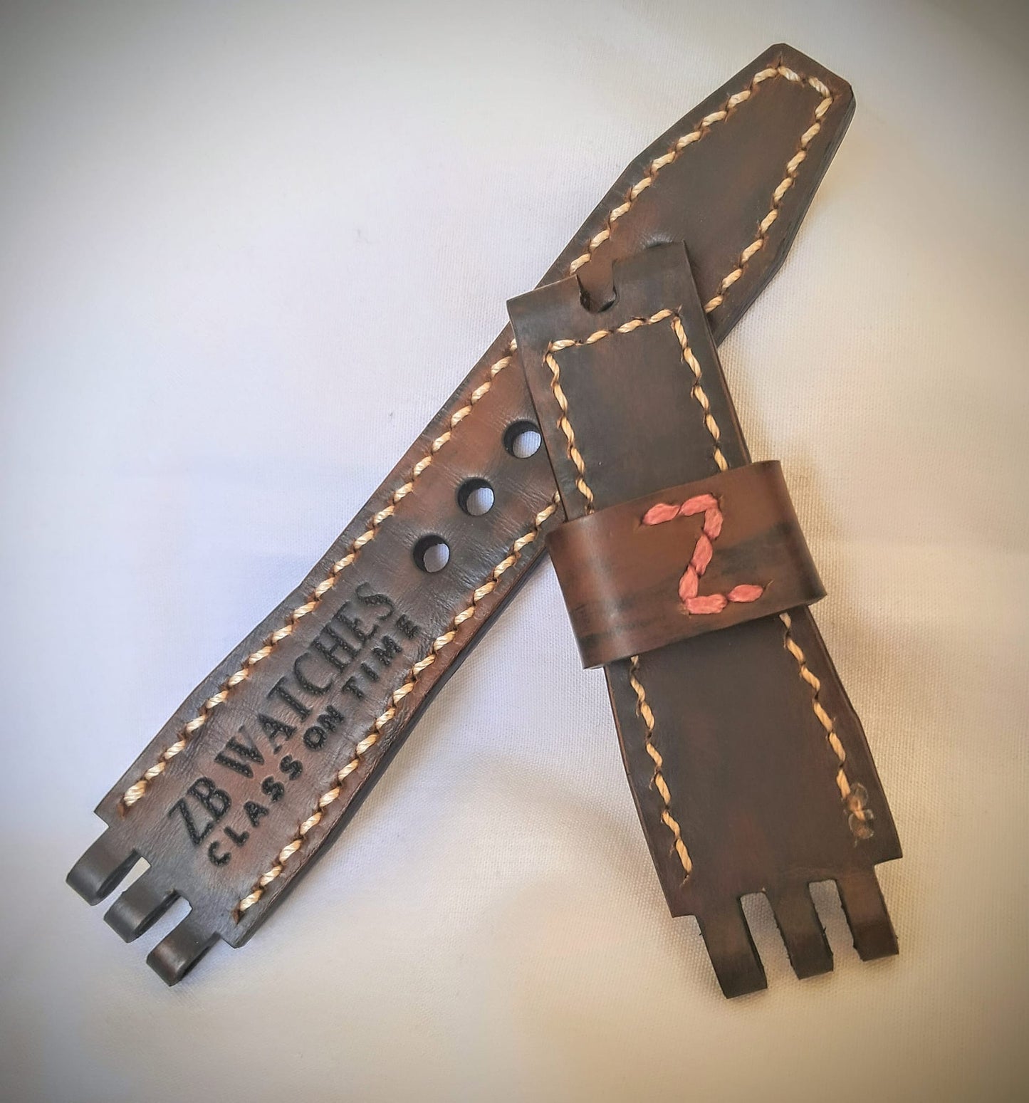 Correas de cuero de la marca ZB Watches para relojes Vostok Europe Energia.