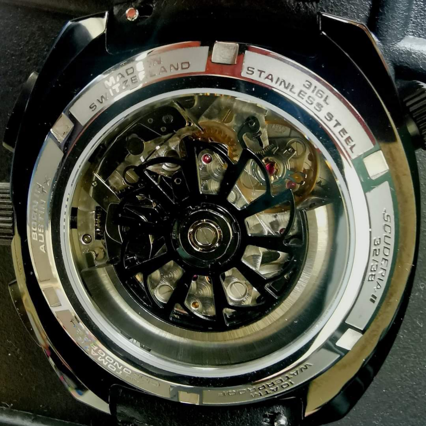 Reloj Tockr Scuderia II Chronoraph de segunda mano, edición limitada, n.º 32/38