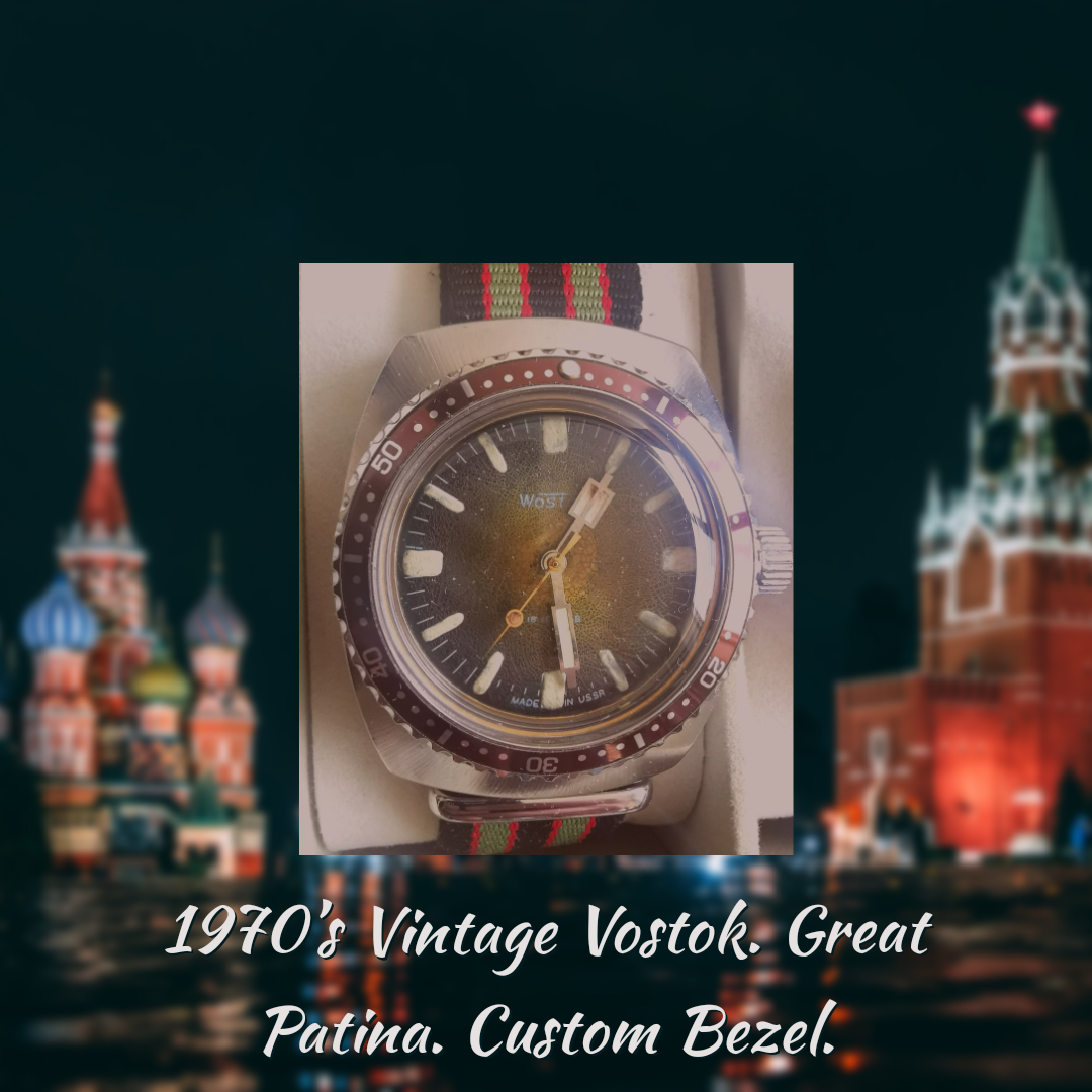 Vintage Vostok Komandirskie (modelo de 1970)