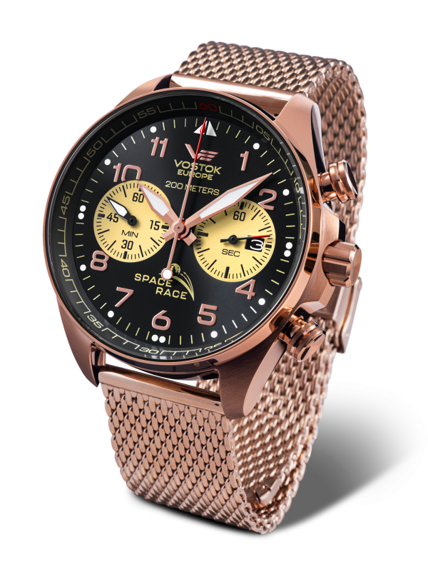 Vostok-Europe Space Race reloj cronógrafo en pulsera 6S21/325B668B