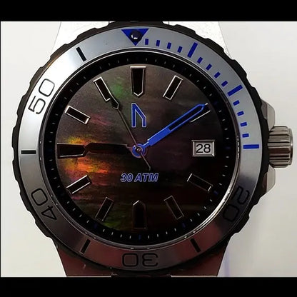 Ugly Watch Co 300M Diver with black dial and Steel Bracelet