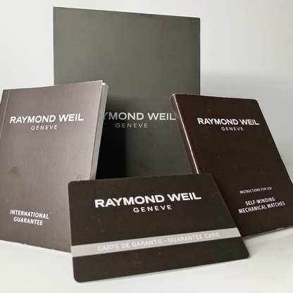 Reloj automático de plata para hombre Freelancer de Raymond Weil 7740-SC3-65521 de segunda mano