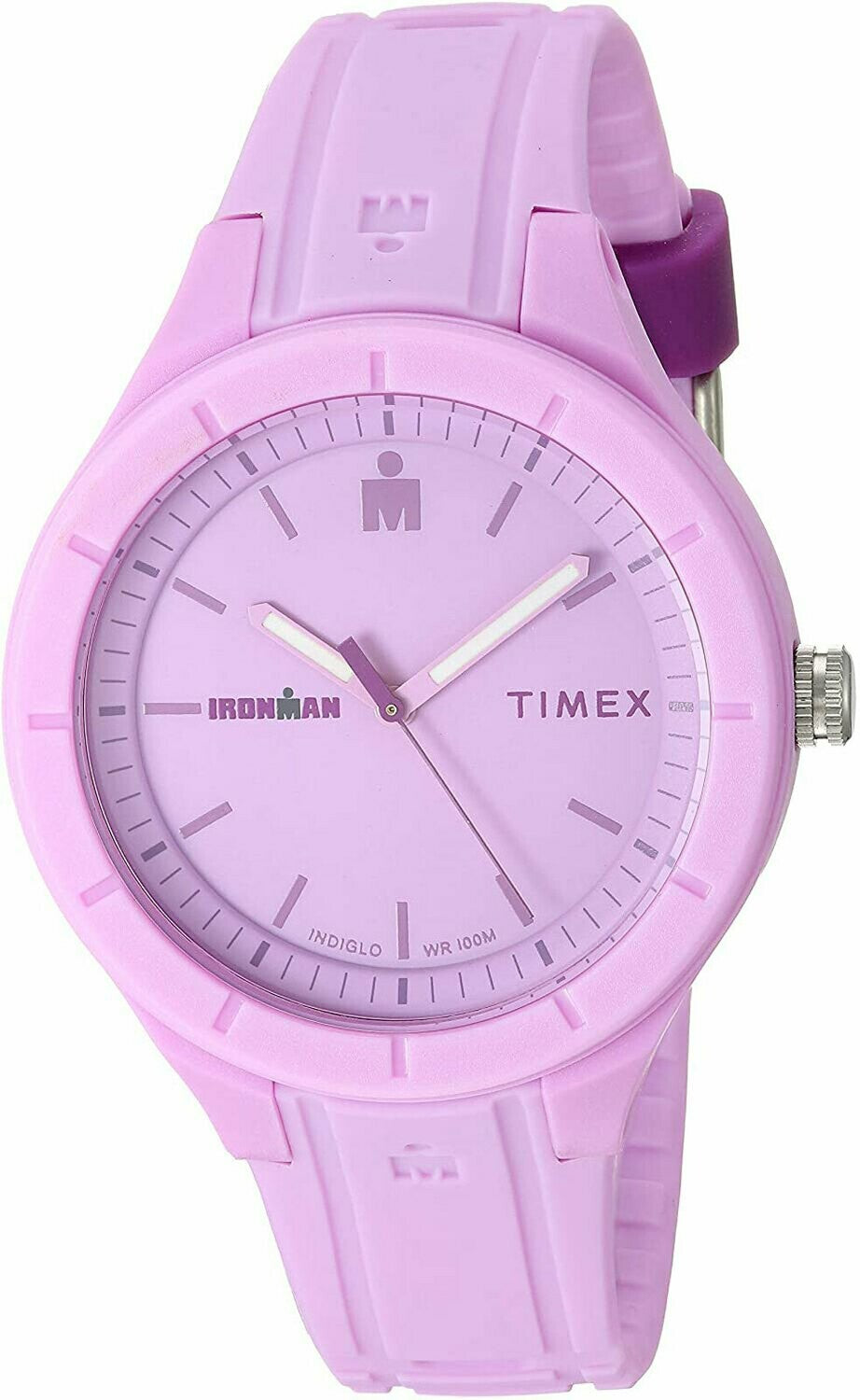 Reloj Timex Ironman de cuarzo con esfera morada para mujer