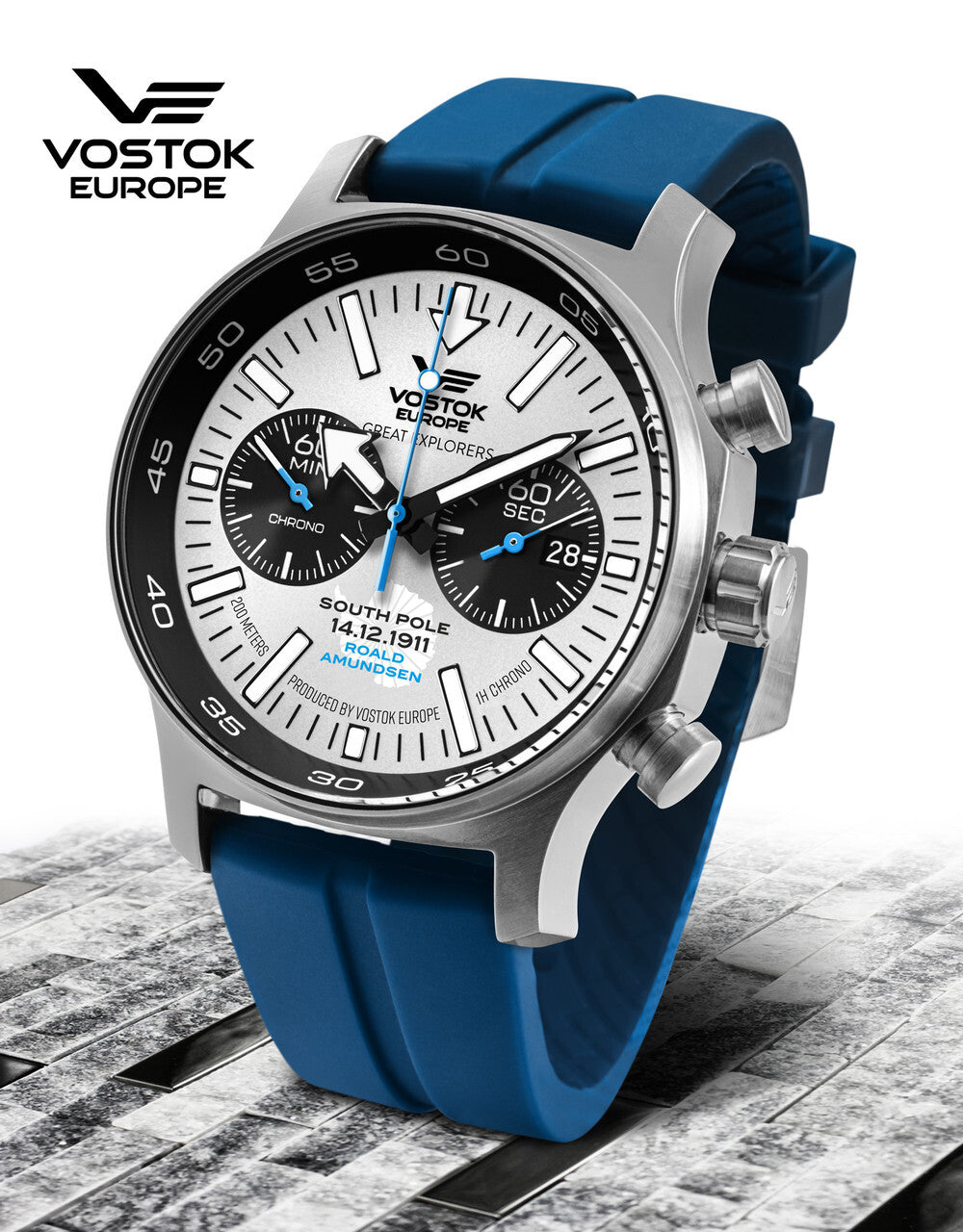 Vostok-Europe Great Explorer's Series: Amundsen 6S21/595A443-S