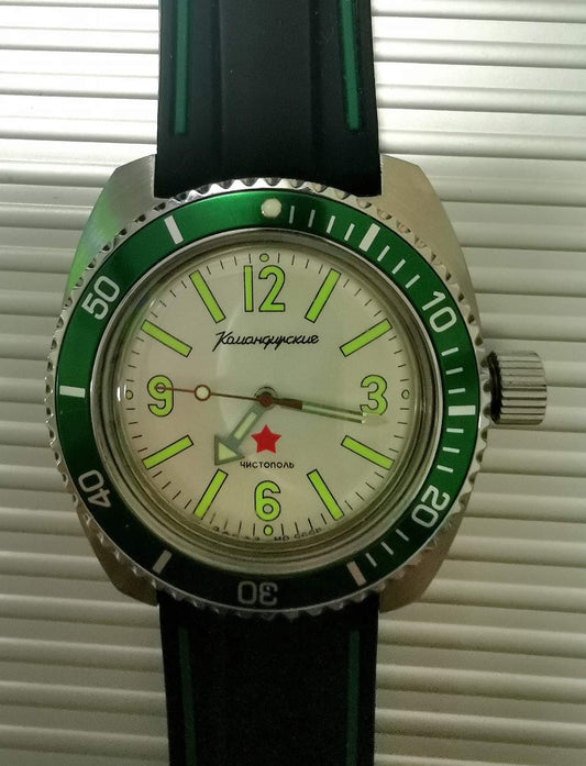 Muy modificado Vostok Komandirskie Green on Green