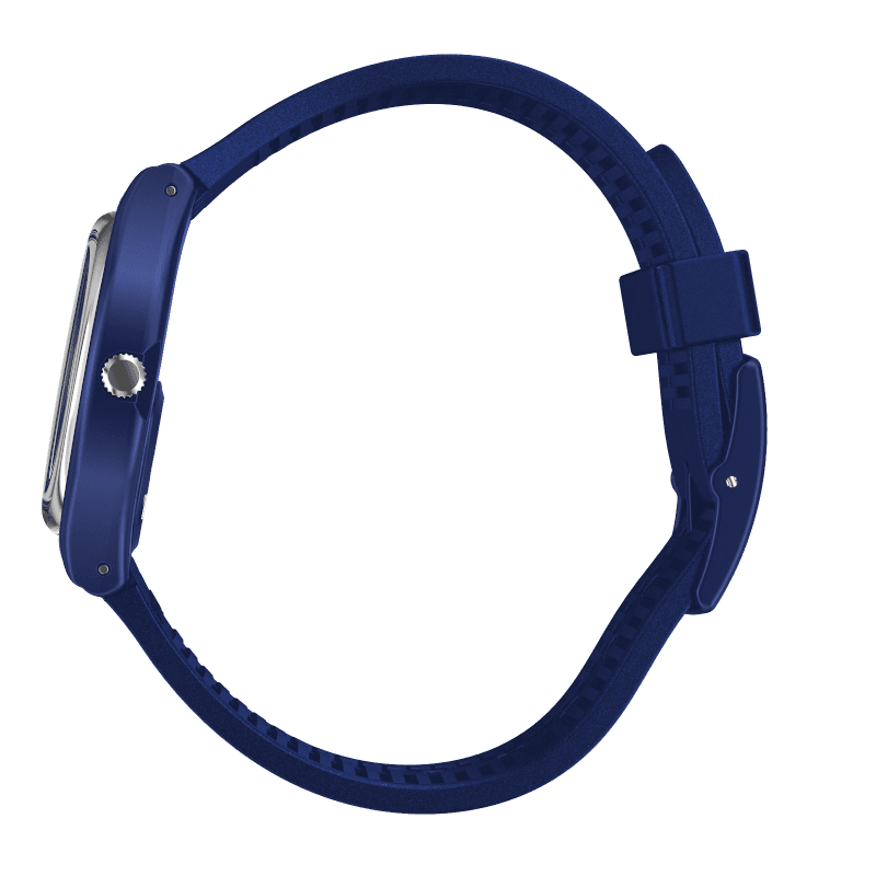 Swatch Essentials Ladies' Plata en azul 