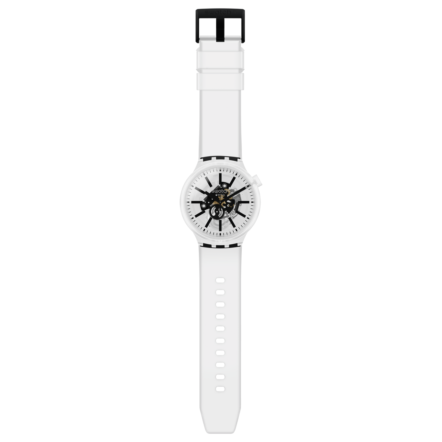 Reloj de pulsera Swatch Futuristic Big Bold BLACKINJELLY (SO27E101)