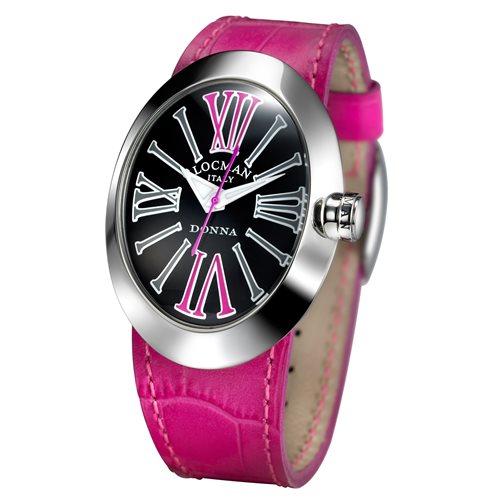 Reloj Locman para mujer con correa de acero rosa Change 410KP/370 y 3 correas