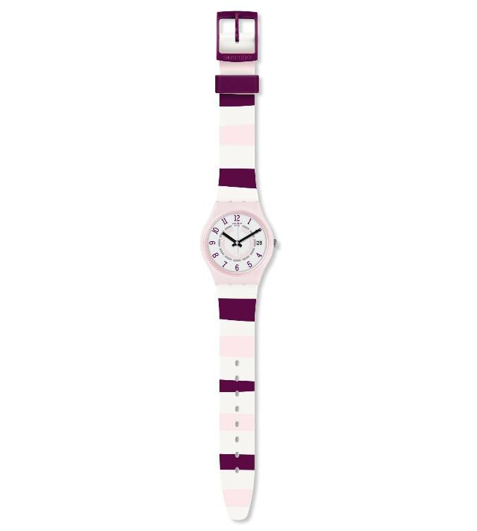 Swatch Miss Yacht Reloj para mujer con esfera blanca GP402