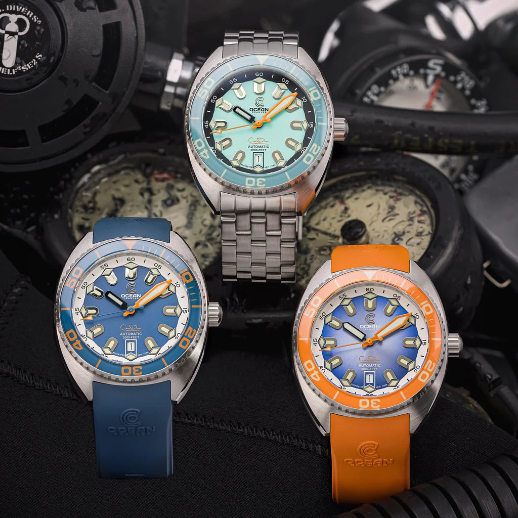 Ocean Crawler Core Diver V4 - Azul/Naranja