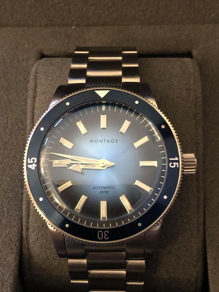 Montage Blue Diver Ocean Miyota 9015 40 mm